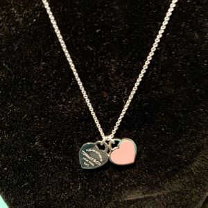 COPY - Tiffany & co Pink Mini Heart Necklace